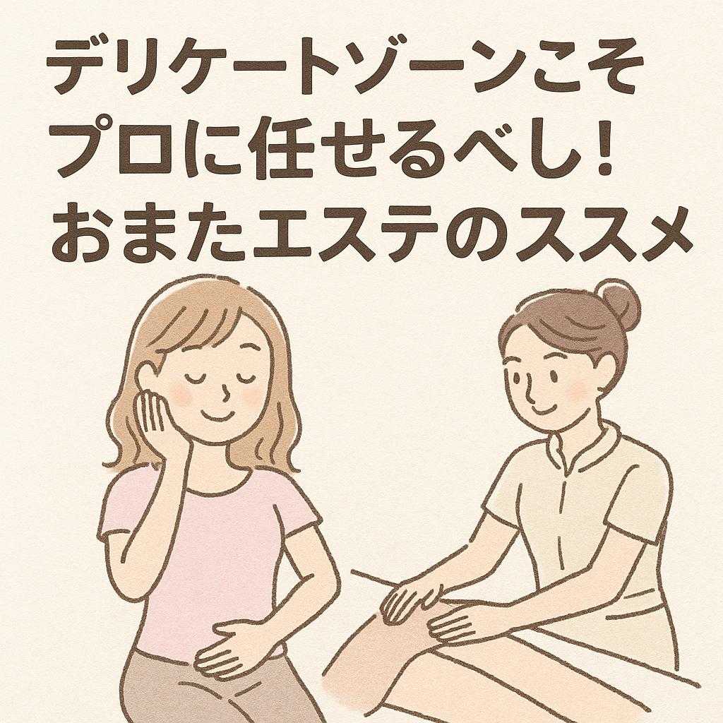 デリケートゾーンこそプロに任せるべし！おまたエステのススメ