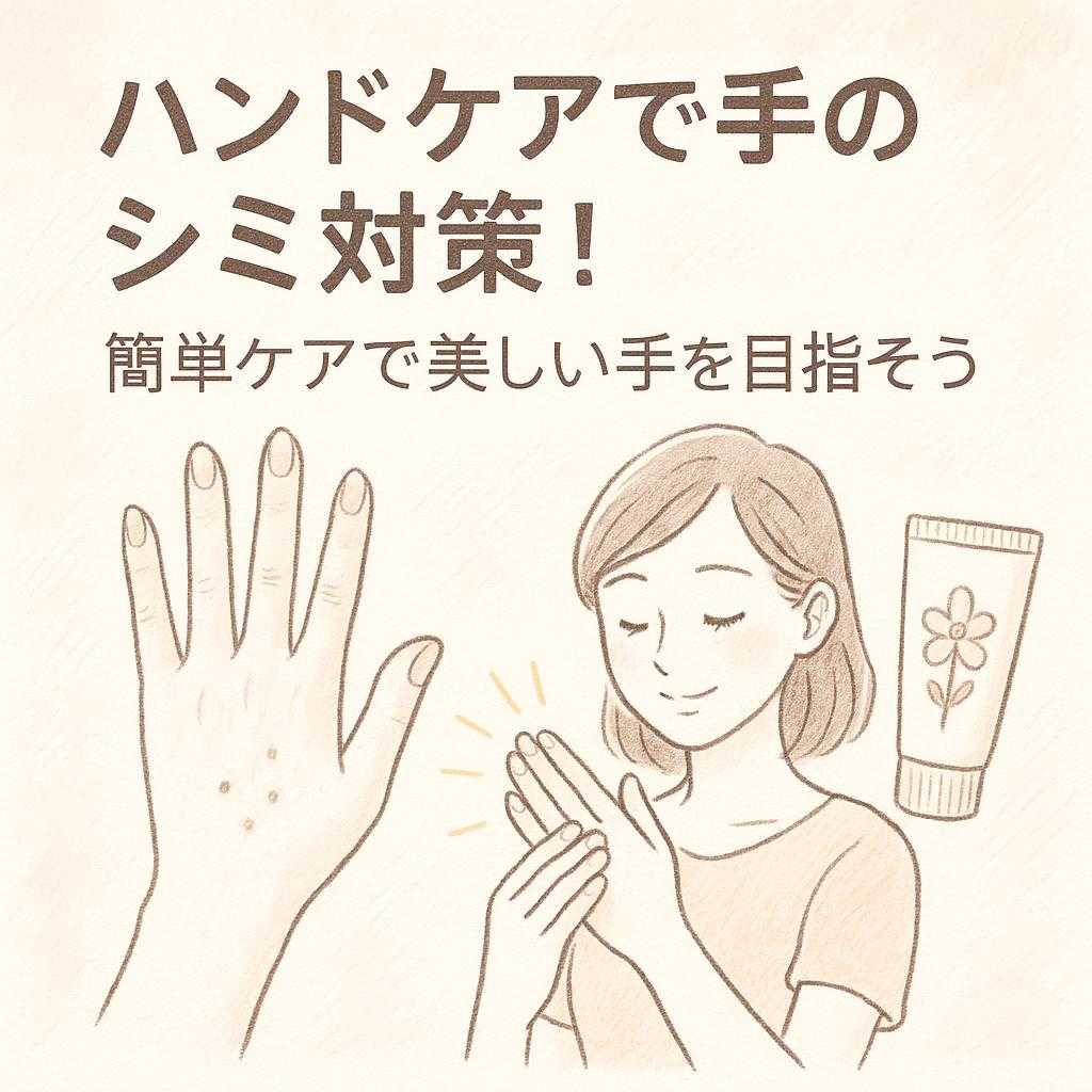 ハンドケアで手のシミ対策！簡単ケアで美しい手を目指そう