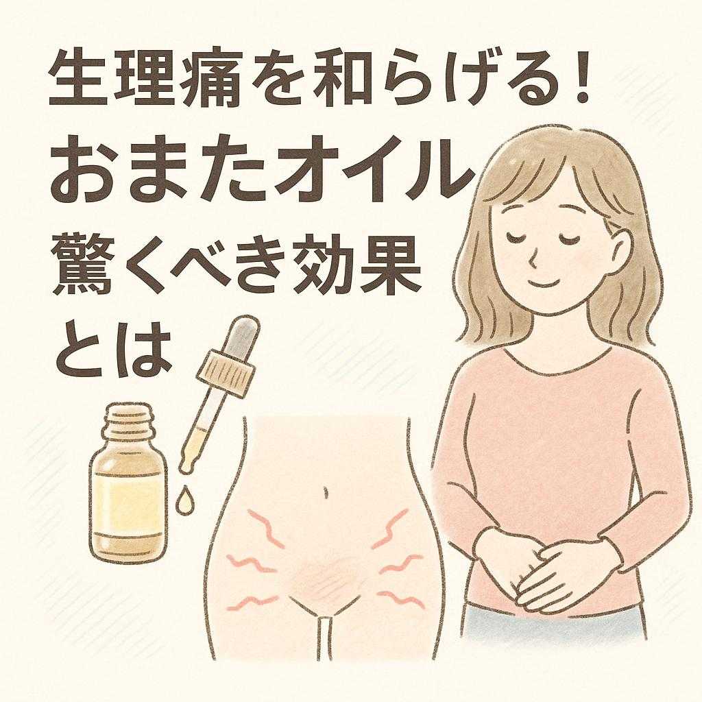 生理痛を和らげる！おまたオイルの驚くべき効果とは