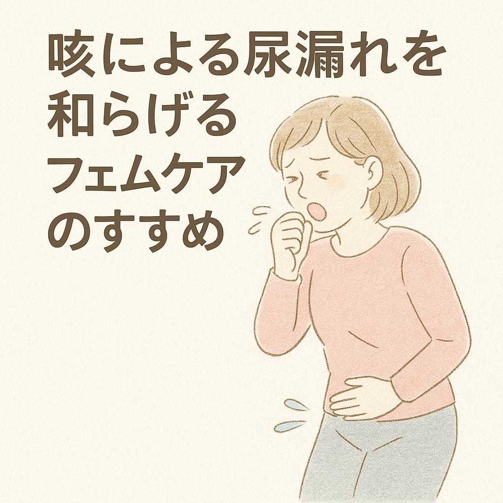 咳による尿漏れを和らげるフェムケアのすすめ