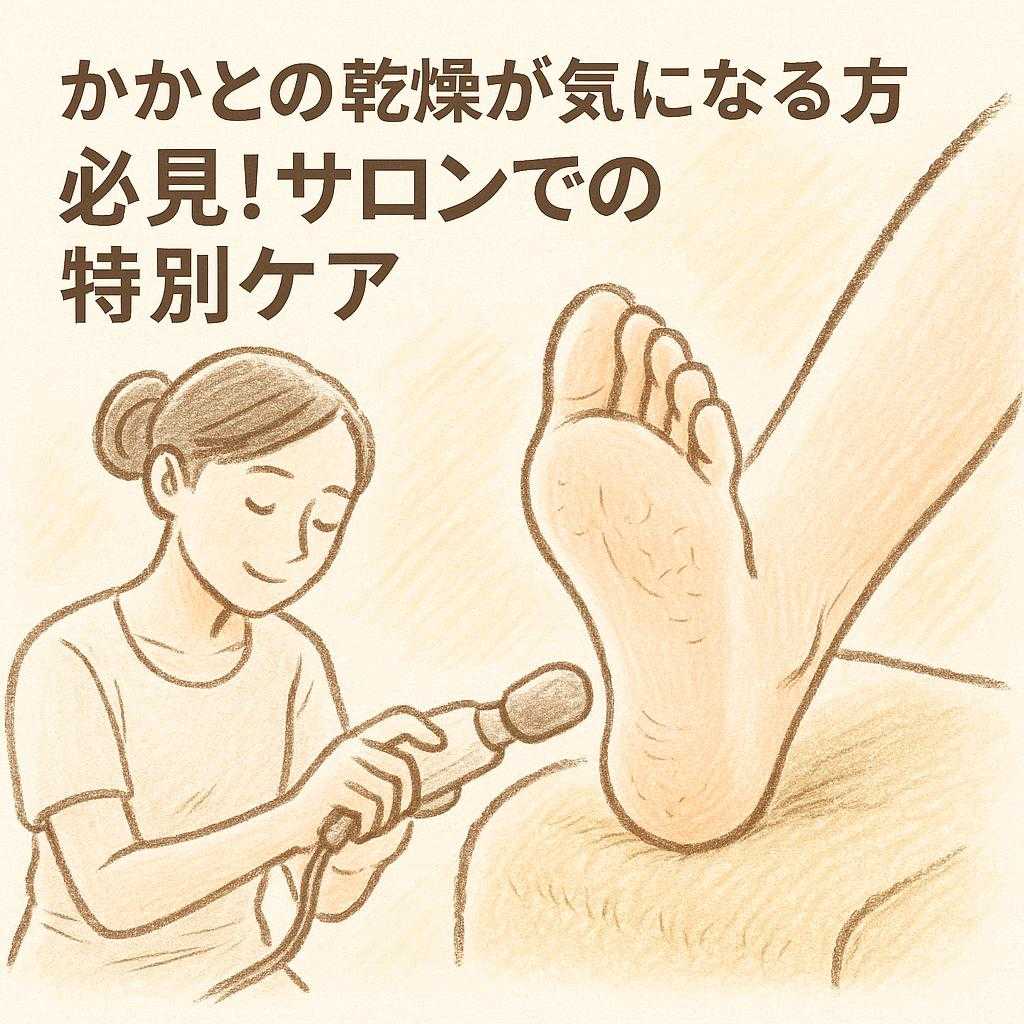 かかとの乾燥が気になる方必見！サロンでの特別ケア