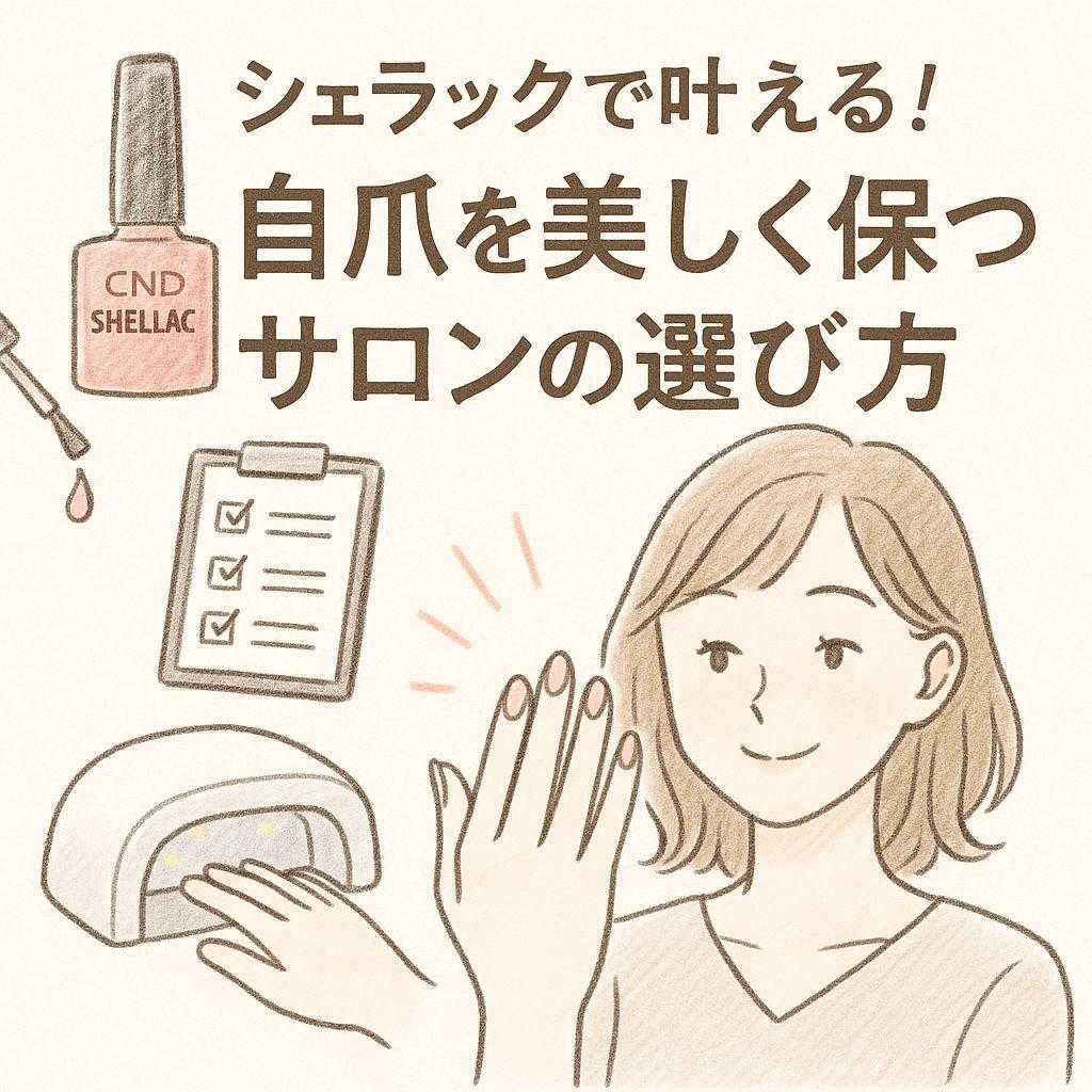 シェラックで叶える！自爪を美しく保つサロンの選び方
