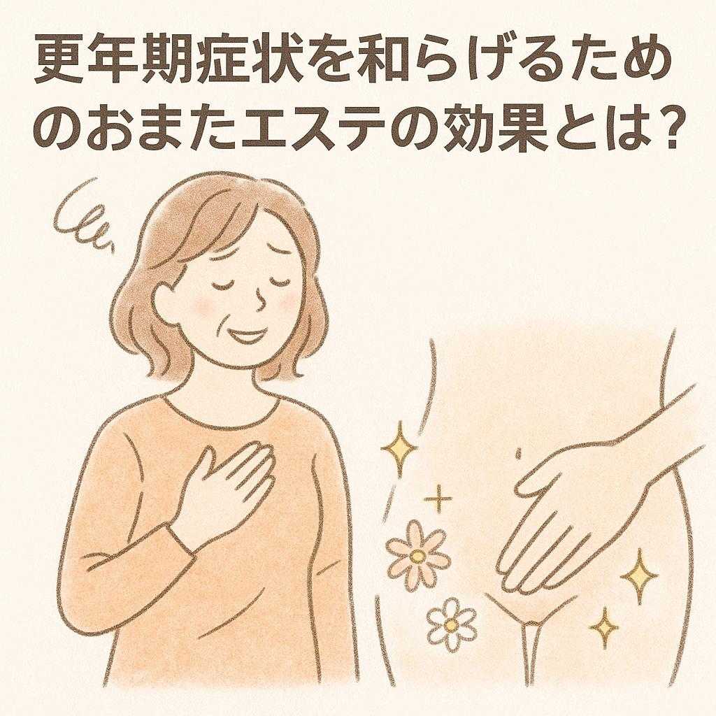 更年期症状を和らげるためのおまたエステの効果とは?
