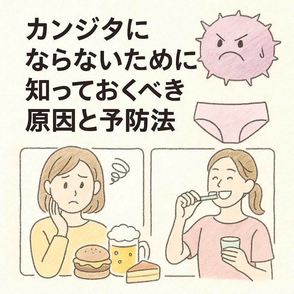 カンジタにならないために知っておくべき原因と予防法