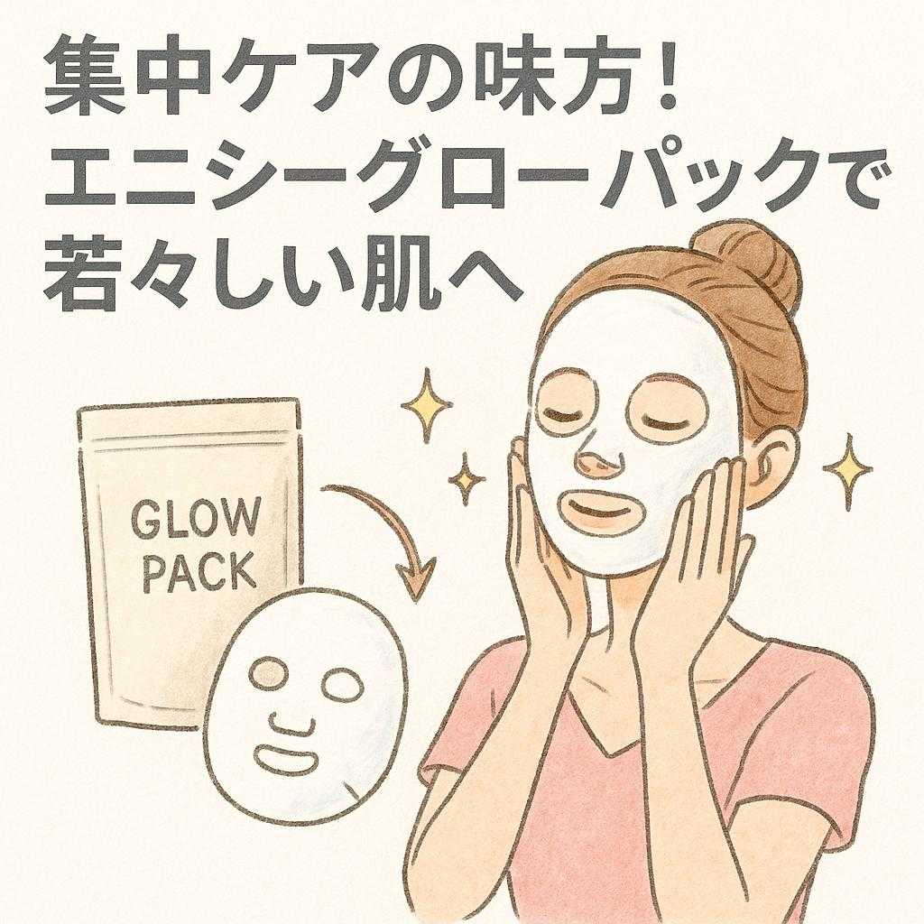 集中ケアの味方!エニシーグローパックで若々しい肌へ