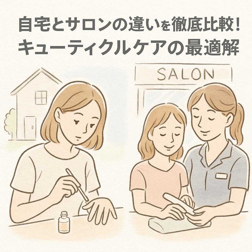 自宅とサロンの違いを徹底比較！キューティクルケアの最適解