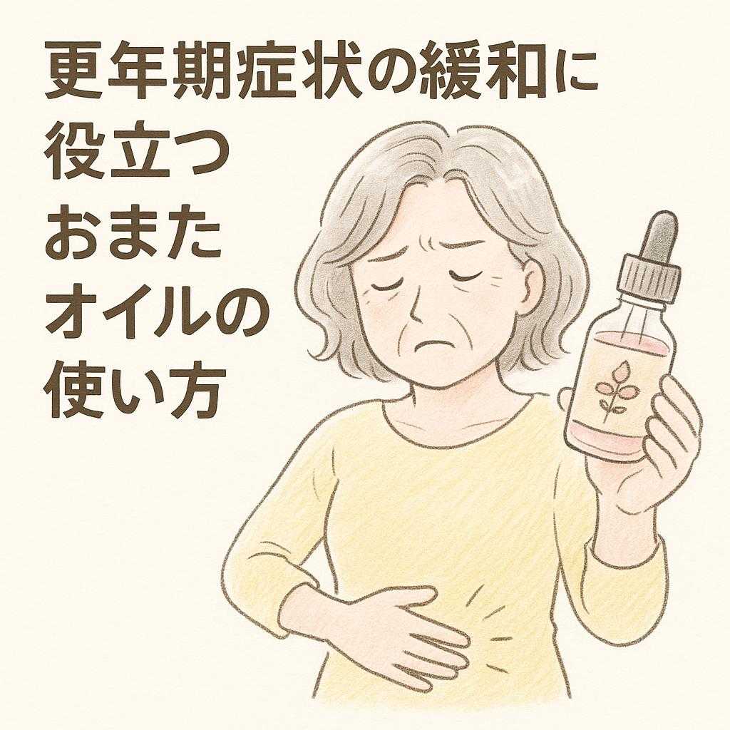 更年期症状の緩和に役立つおまたオイルの使い方