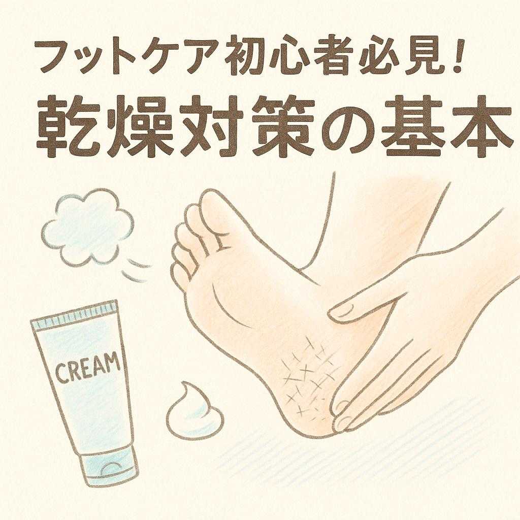 フットケア初心者必見！乾燥対策の基本
