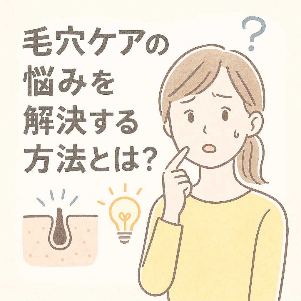 毛穴ケアの悩みを解決する方法とは？