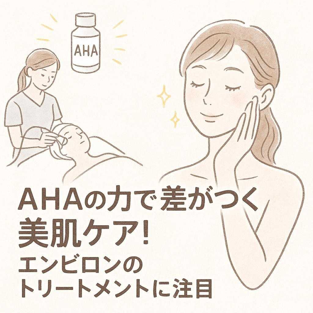 AHAの力で差がつく美肌ケア!エンビロンのトリートメントに注目