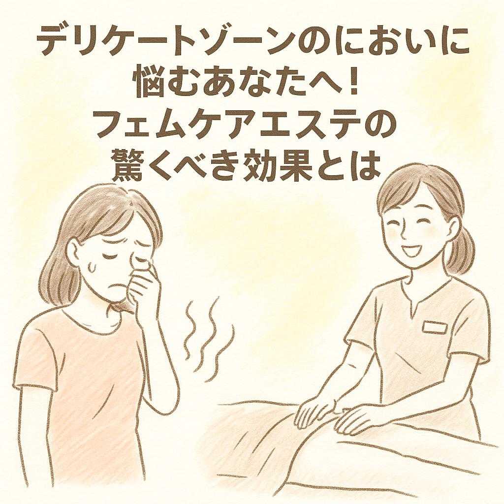デリケートゾーンのにおいに悩むあなたへ！フェムケアエステの驚くべき効果とは