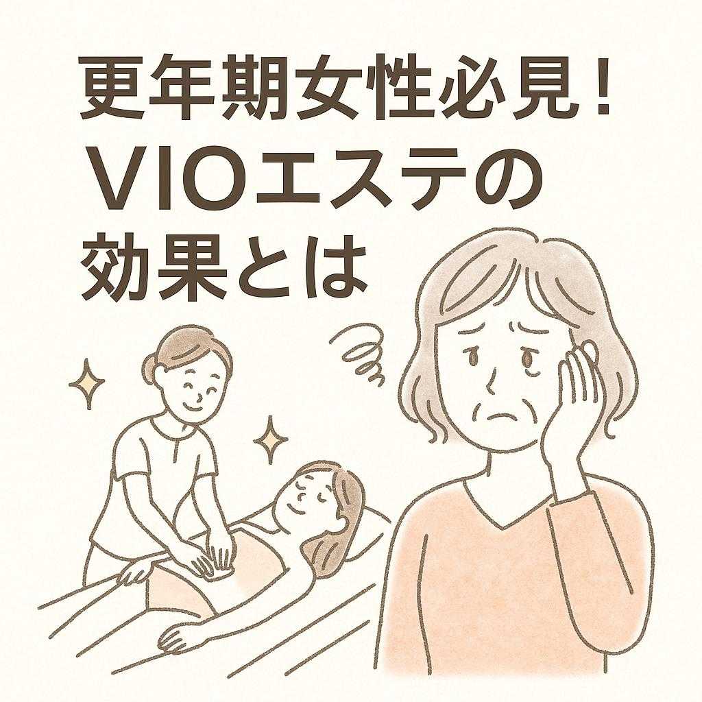 更年期女性必見！VIOエステの効果とは