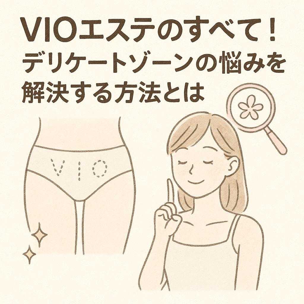 VIOエステのすべて！デリケートゾーンの悩みを解決する方法とは