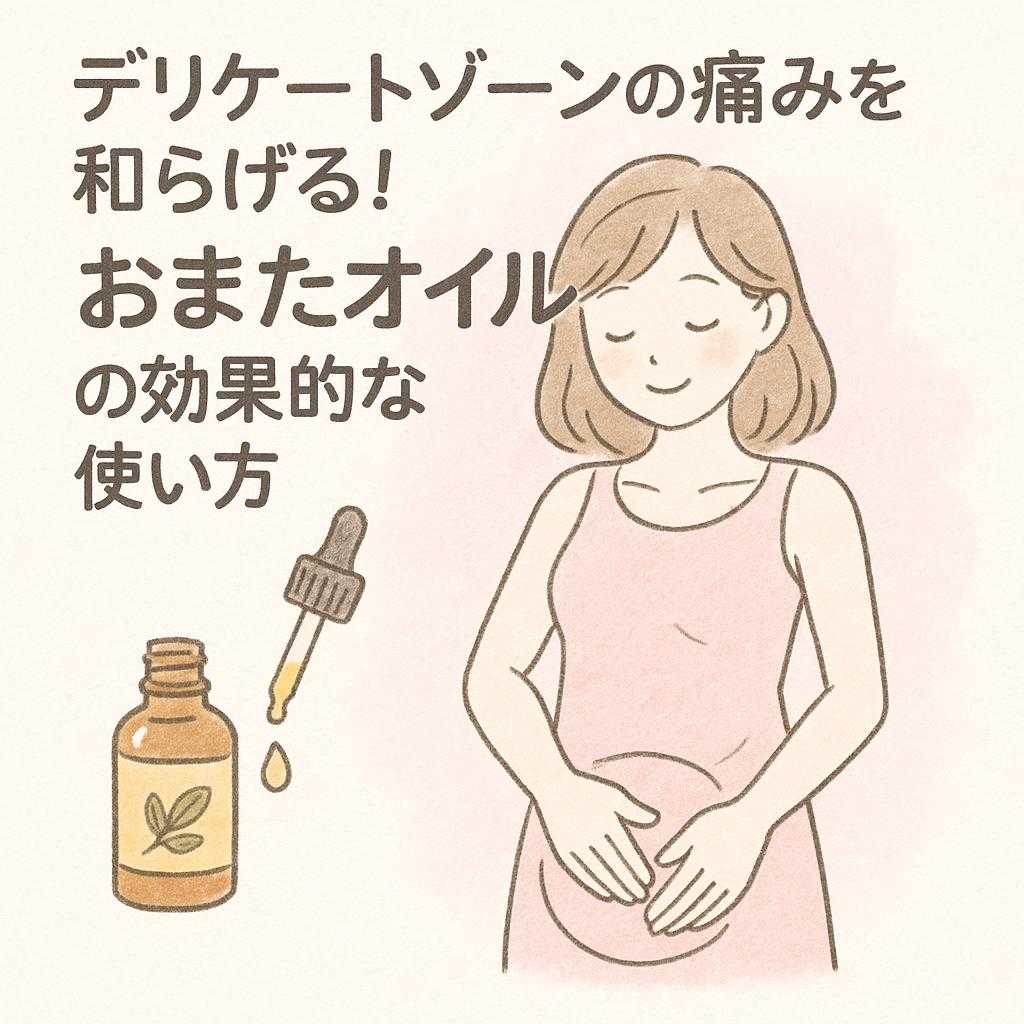 デリケートゾーンの痛みを和らげる！おまたオイルの効果的な使い方