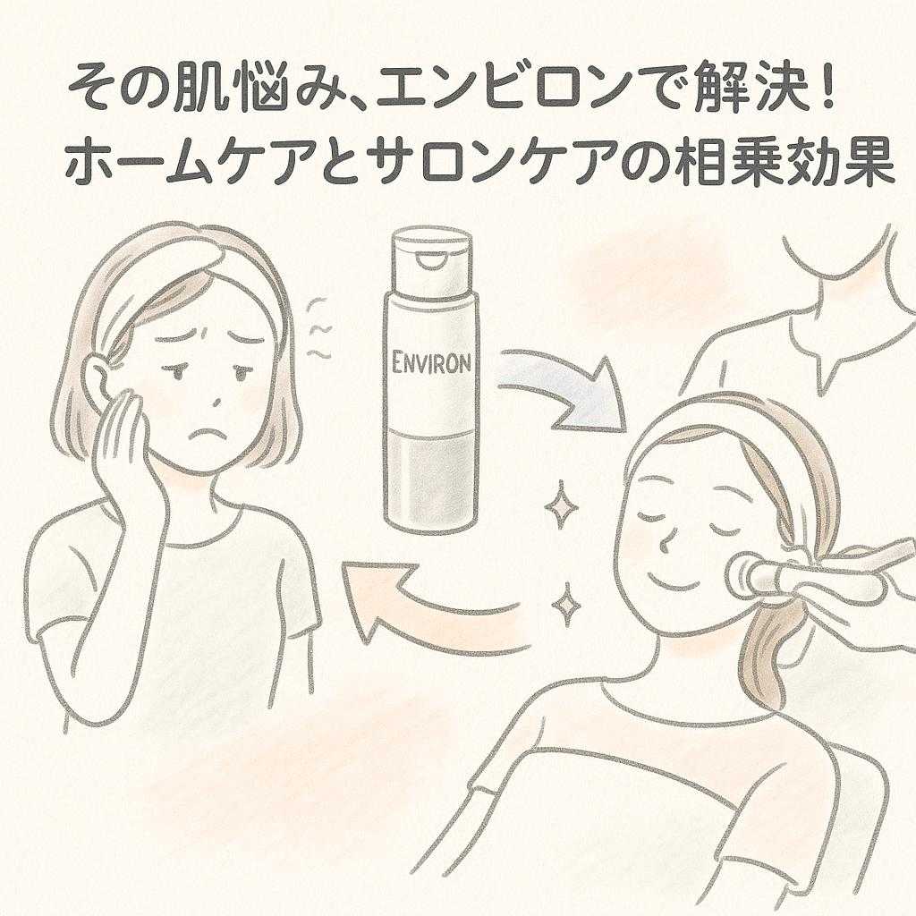 その肌悩み、エンビロンで解決!ホームケアとサロンケアの相乗効果