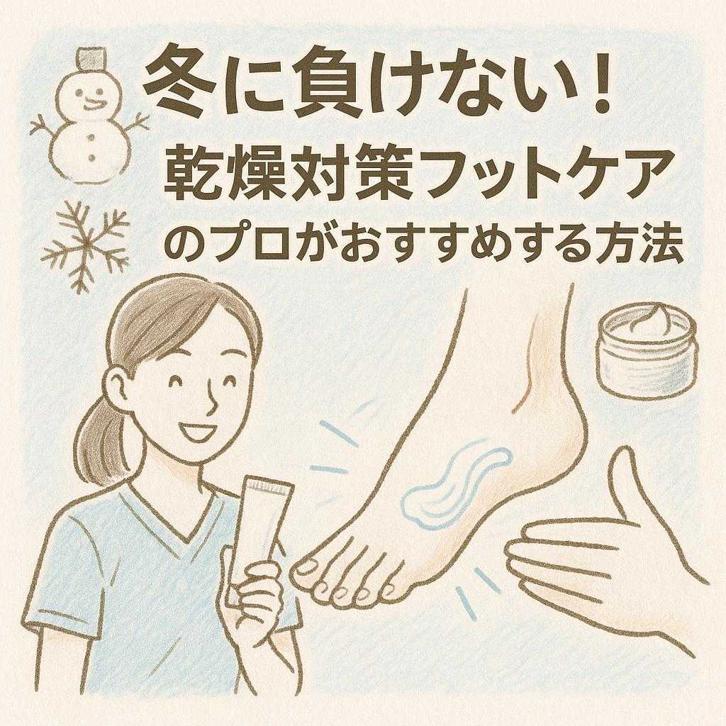 冬に負けない！乾燥対策フットケアのプロがおすすめする方法