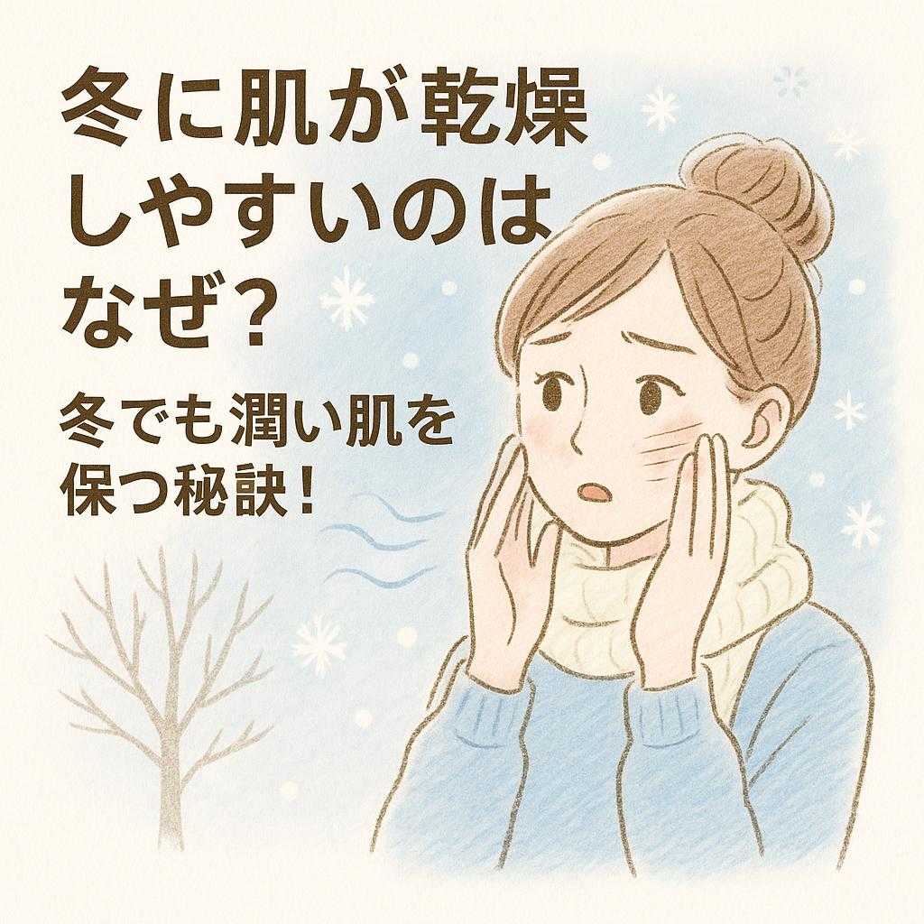 冬に肌が乾燥しやすいのはなぜ？冬でも潤い肌を保つ秘訣！