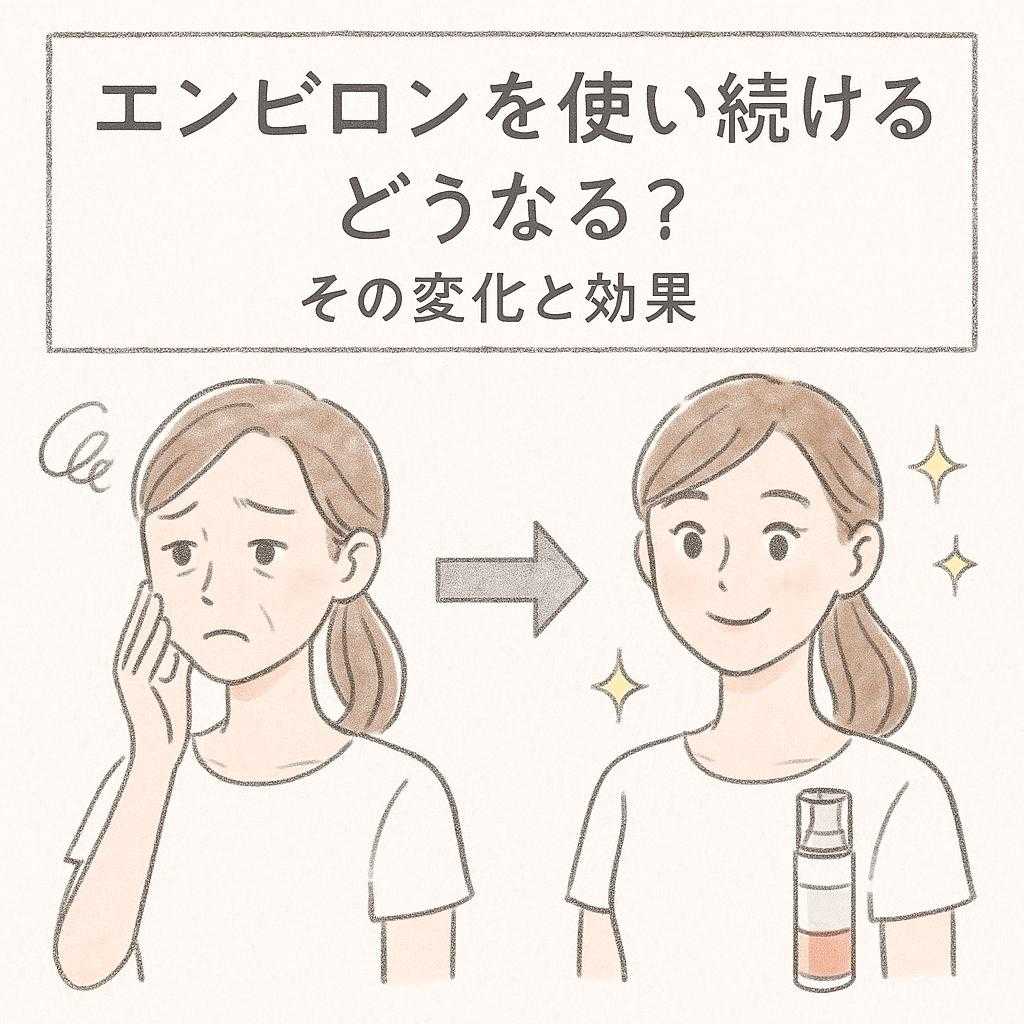 エンビロンを使い続けるとどうなる?その変化と効果
