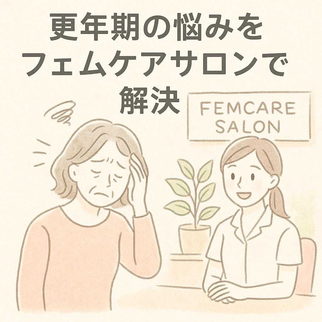 更年期の悩みをフェムケアサロンで解決