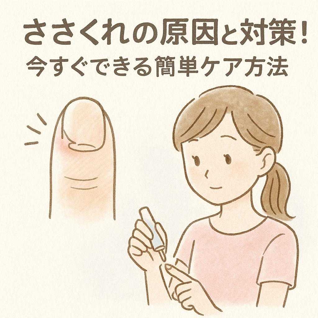 ささくれの原因と対策！今すぐできる簡単ケア方法
