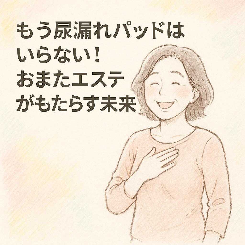 もう尿漏れパットはいらない！おまたエステがもたらす未来