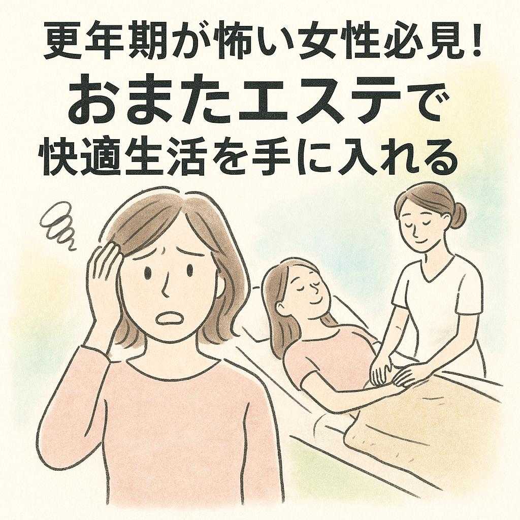 更年期が怖い女性必見！おまたエステで快適生活を手に入れる