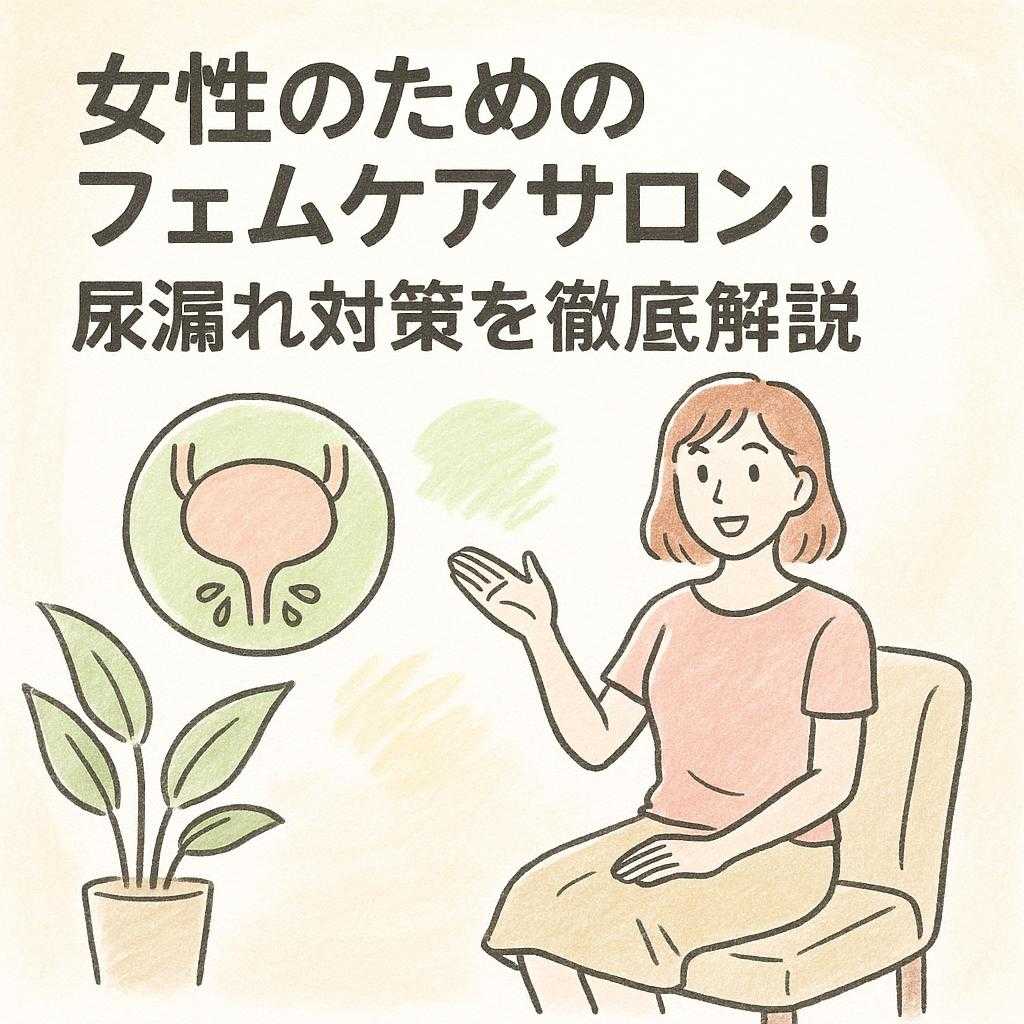 女性のためのフェムケアサロン!尿漏れ対策を徹底解説