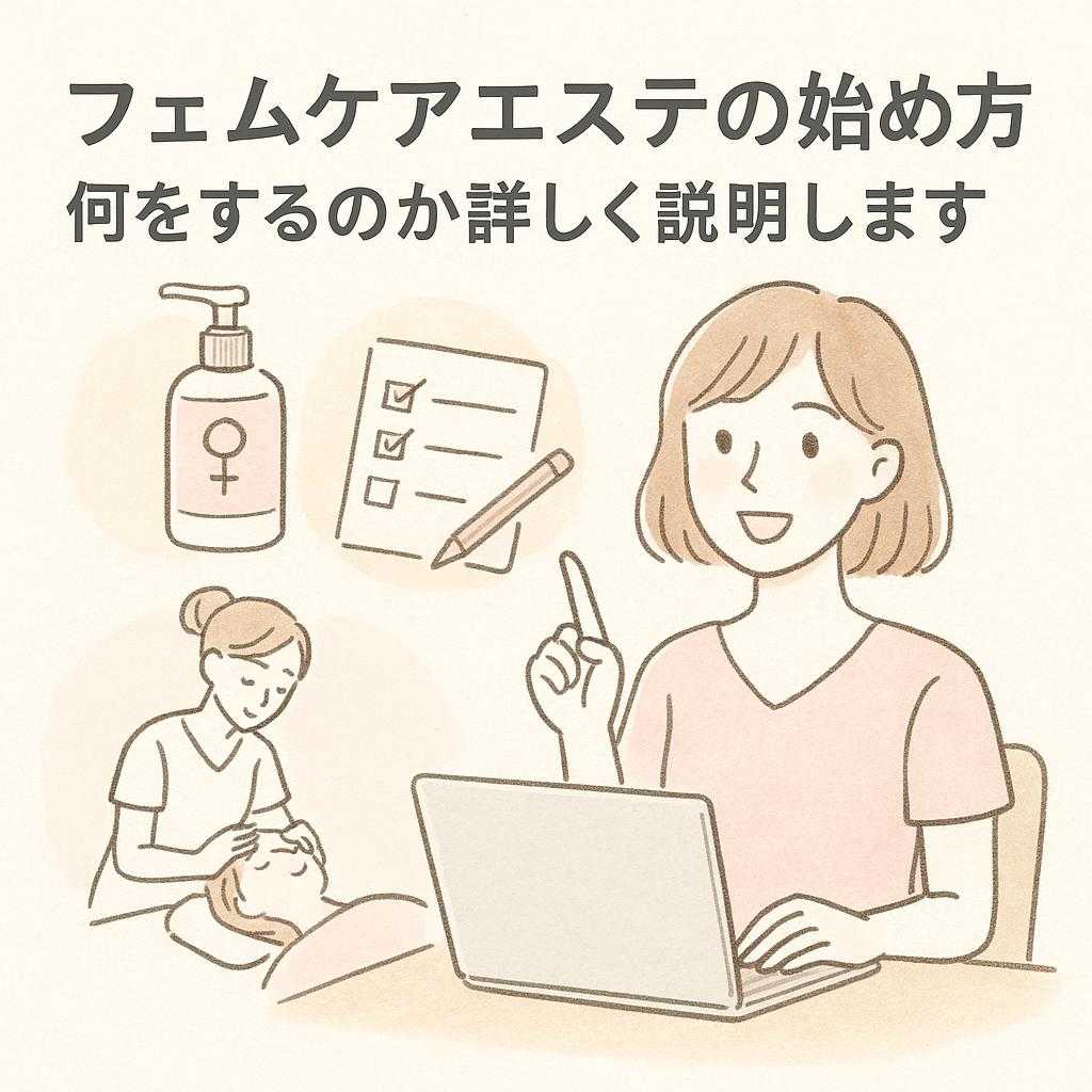 フェムケアエステの始め方、何をするのか詳しく説明します