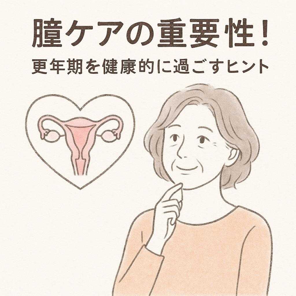 膣ケアの重要性!更年期を健康的に過ごすヒント