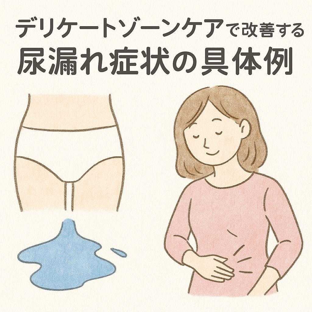 デリケートゾーンケアで改善する尿漏れ症状の具体例