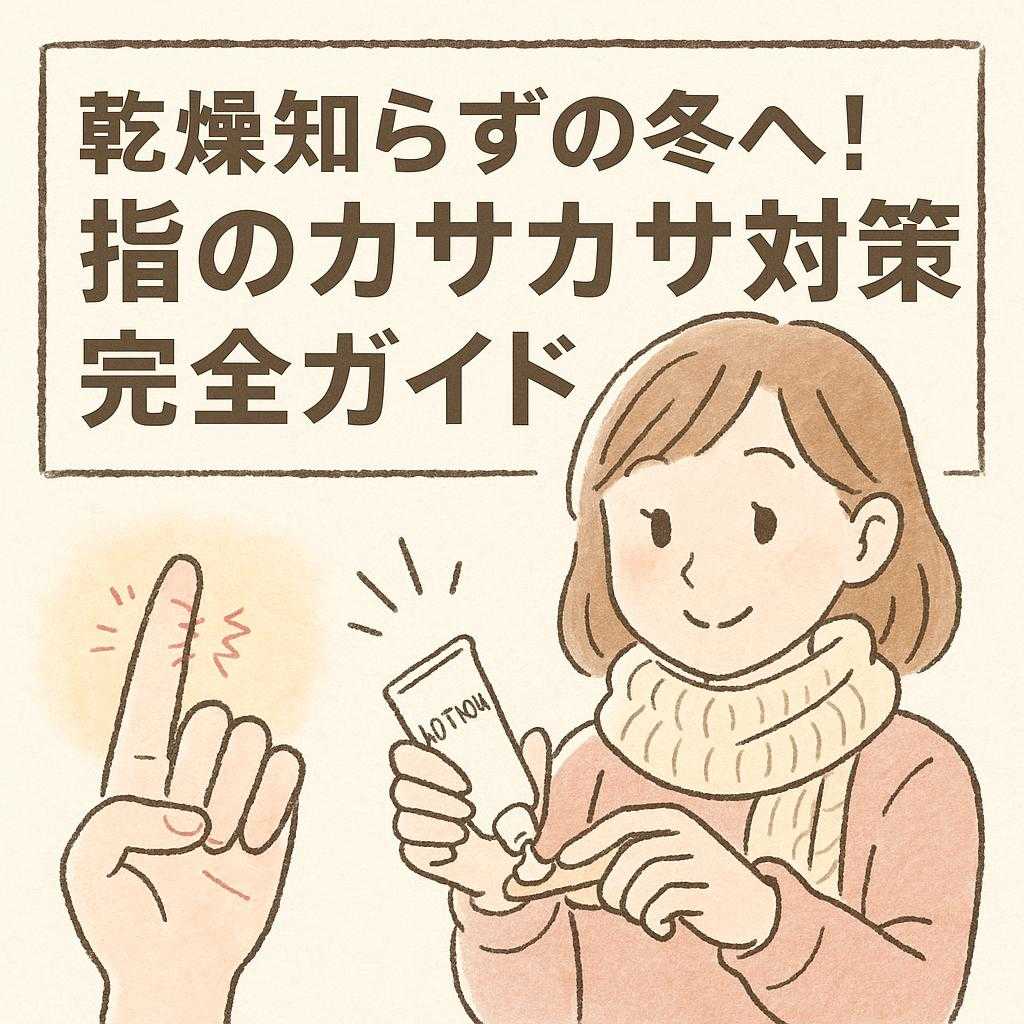 乾燥知らずの冬へ!指のカサカサ対策完全ガイド