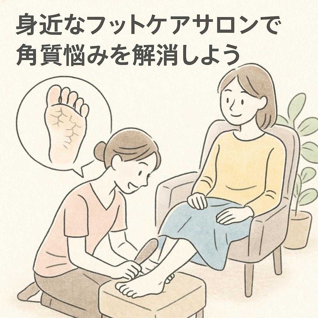 身近なフットケアサロンで角質悩みを解消しよう