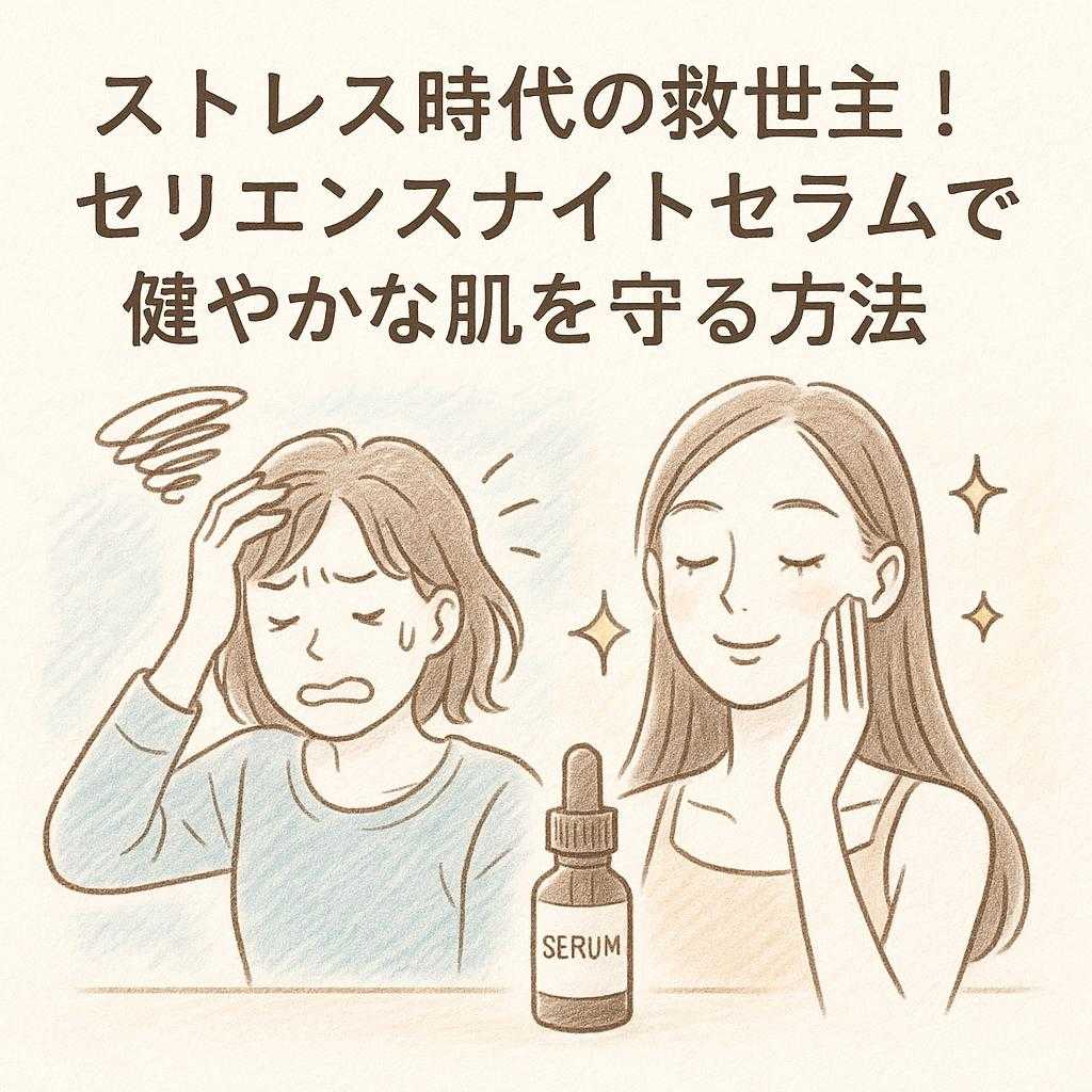 ストレス時代の救世主！セリエンスナイトセラムで健やかな肌を守る方法