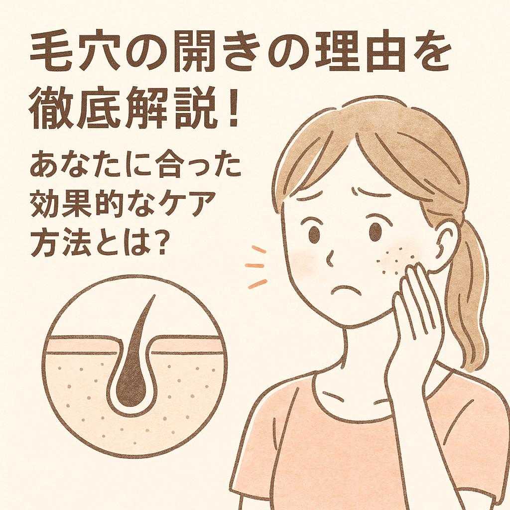 毛穴の開きの理由を徹底解説！あなたに合った効果的なケア方法とは？