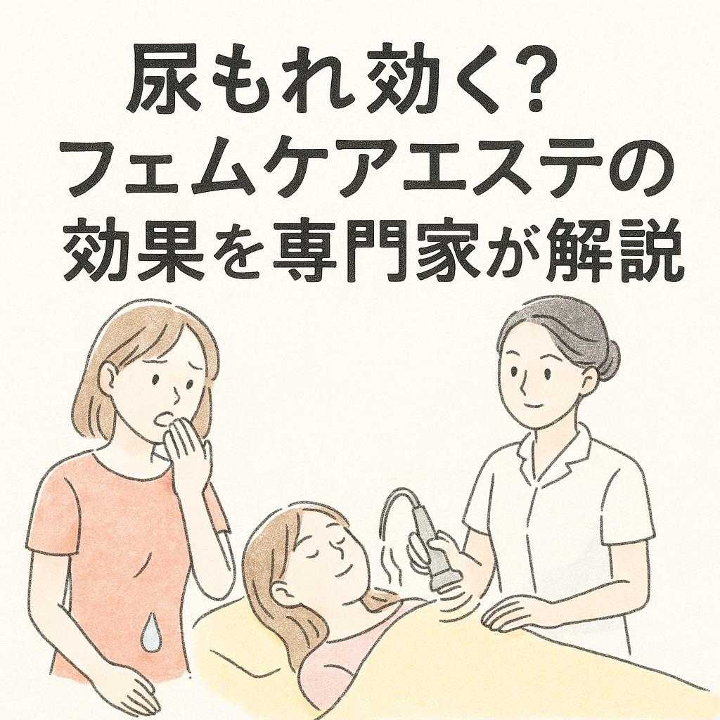 尿もれに効く?フェムケアエステの効果を専門家が解説