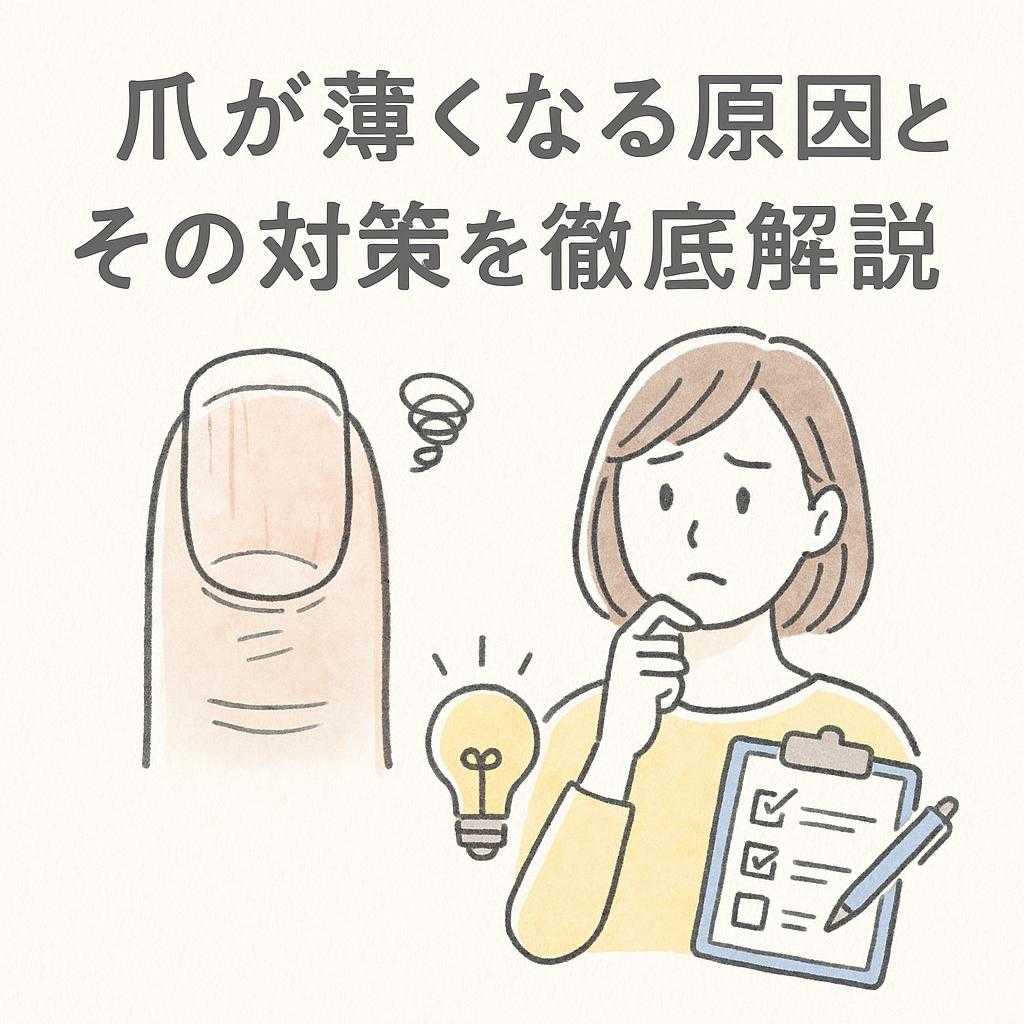 爪が薄くなる原因とその対策を徹底解説