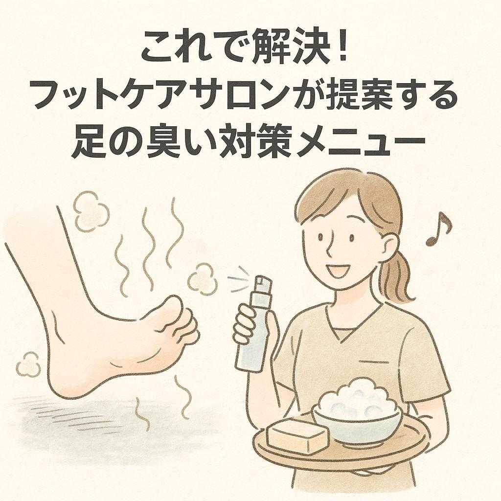 これで解決！フットケアサロンが提案する足の臭い対策メニュー