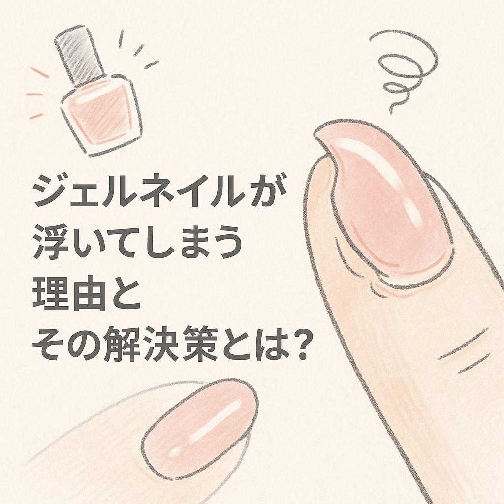 ジェルネイルが浮いてしまう理由とその解決策とは？