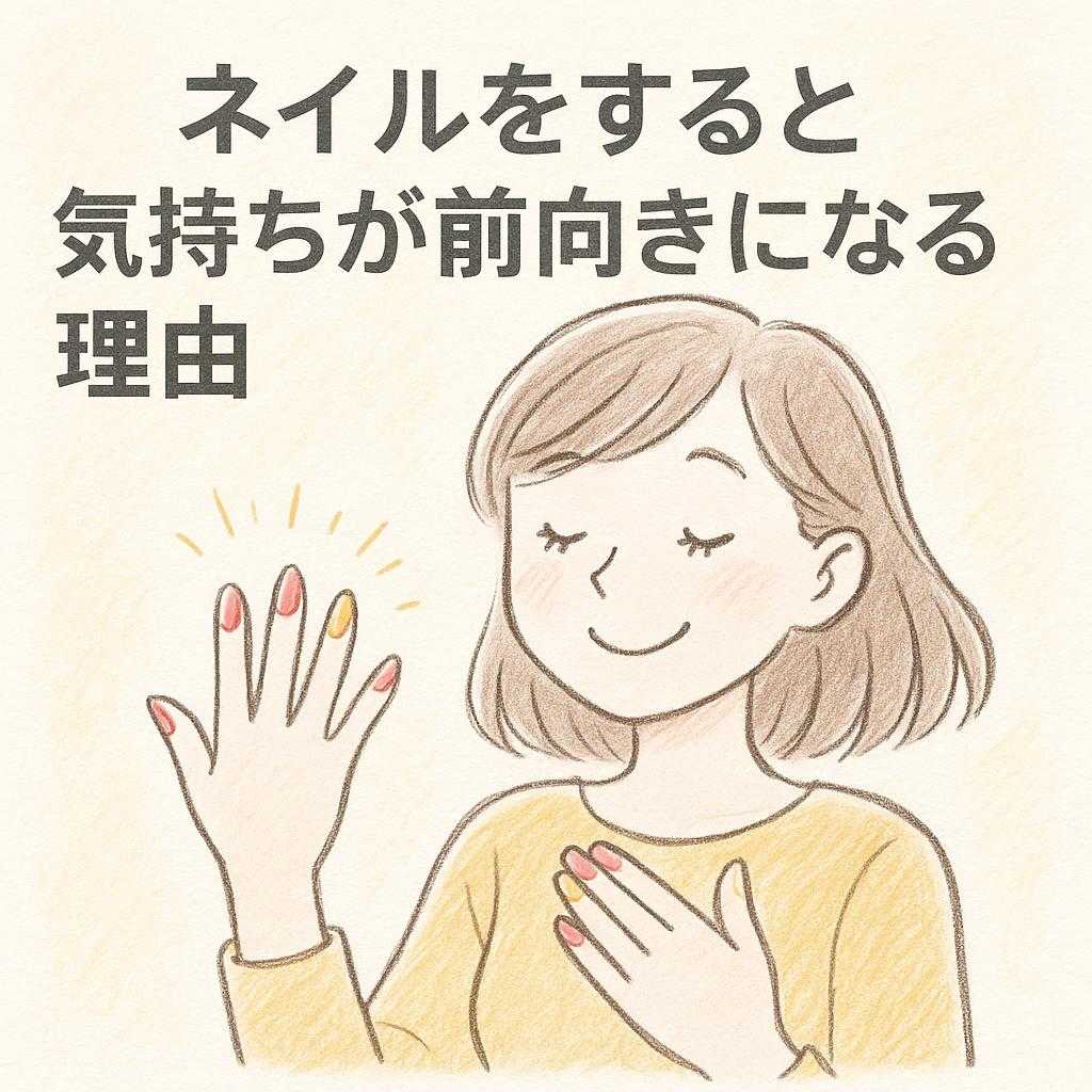 ネイルをすると気持ちが前向きになる理由