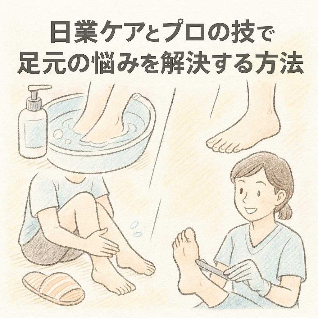 日常ケアとプロの技で足元の悩みを解決する方法