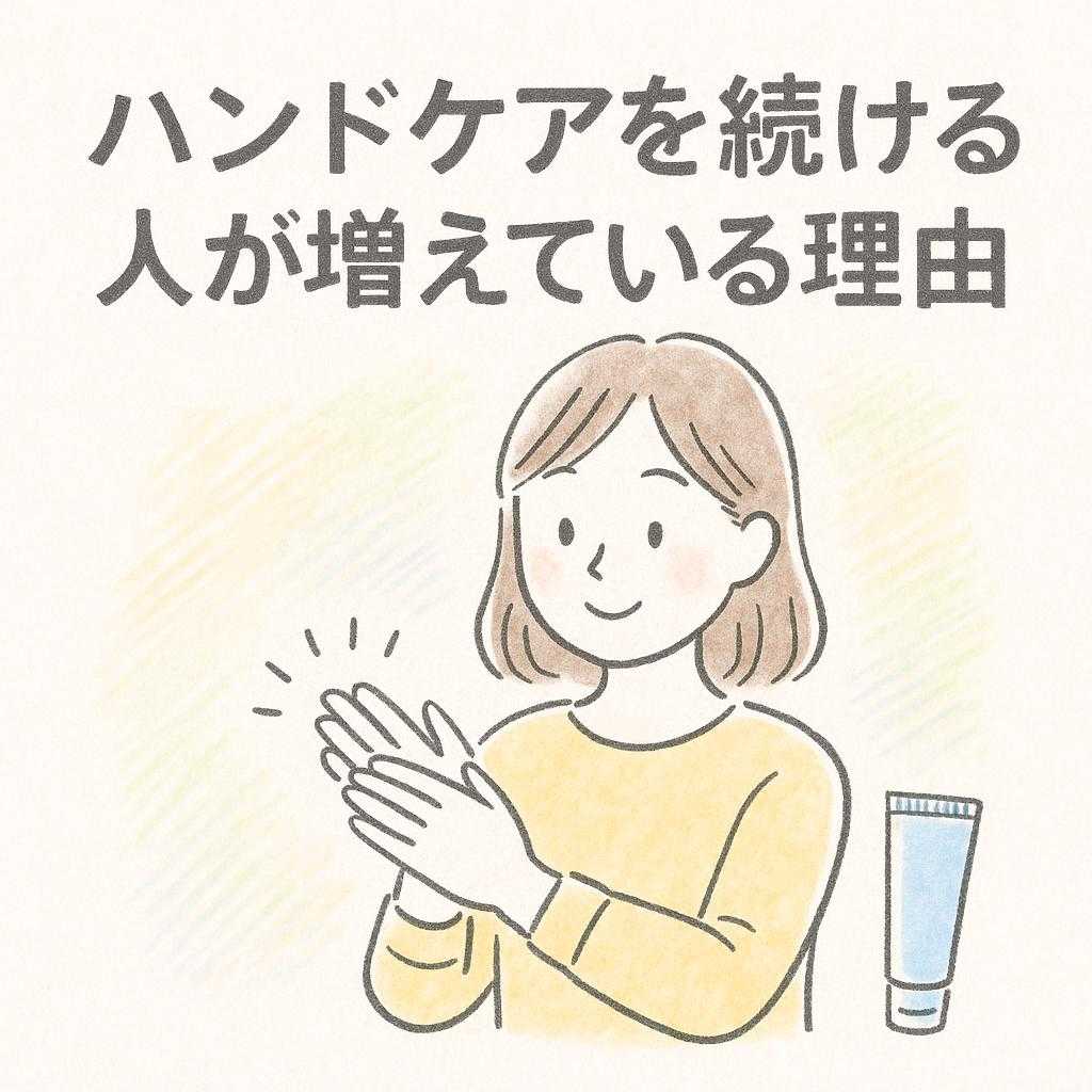 ハンドケアを続ける人が増えている理由
