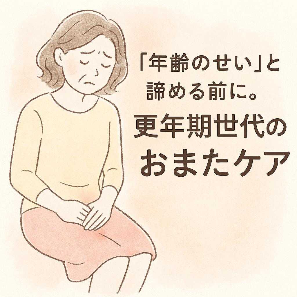 「年齢のせい」と諦める前に。更年期世代のおまたケア