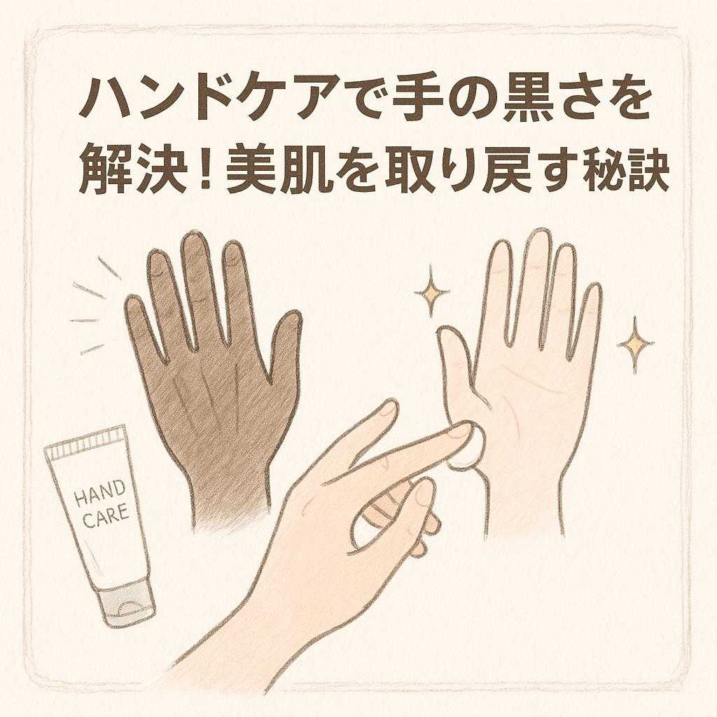 ハンドケアで手の黒さを解決!美肌を取り戻す秘訣