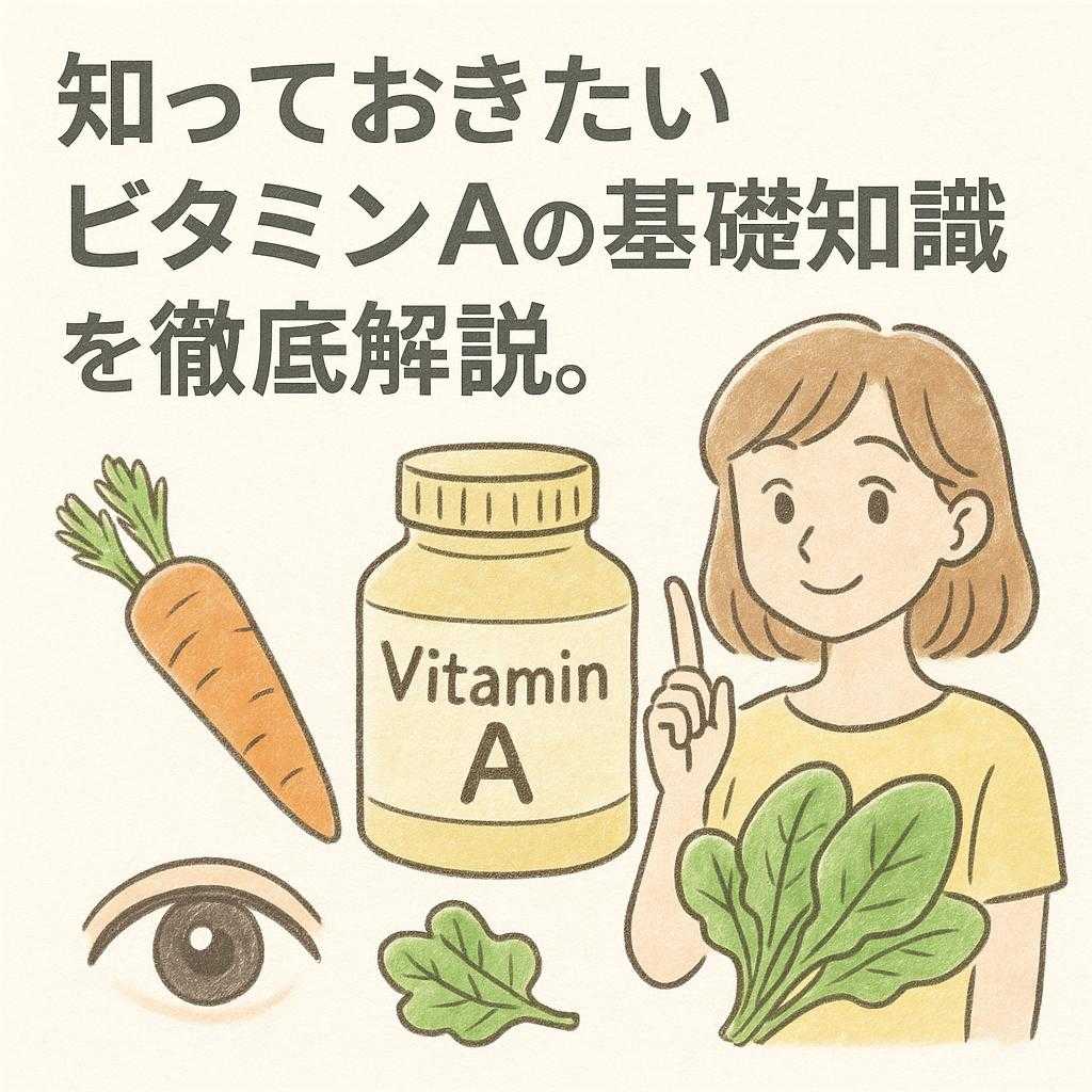 知っておきたいビタミンAの基礎知識を徹底解説。