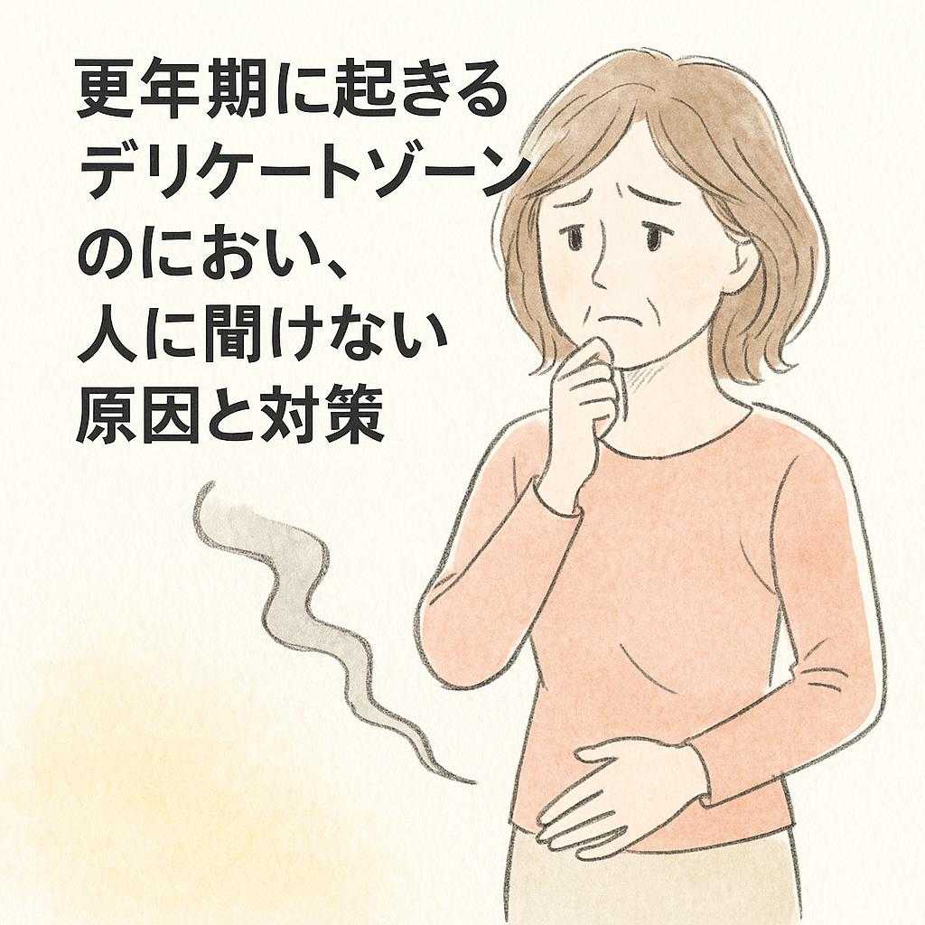 更年期に起きるデリケートゾーンのにおい、人に聞けない原因と対策