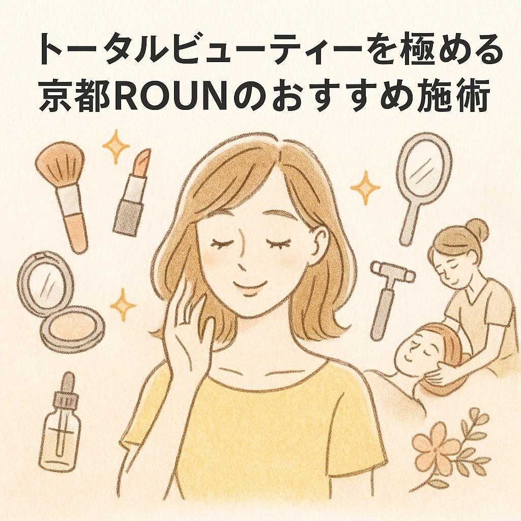トータルビューティーを極める京都ROUNのおすすめ施術