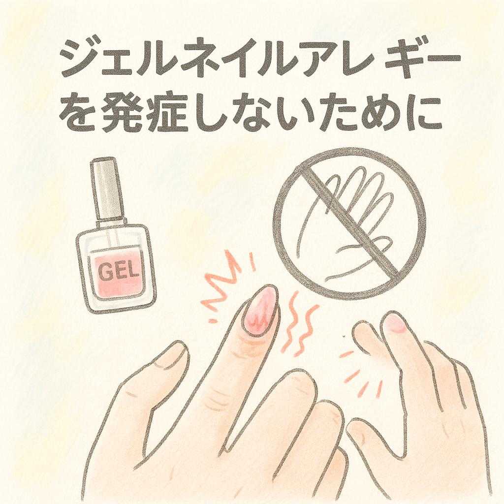 ジェルネイルアレルギーを発症しないために