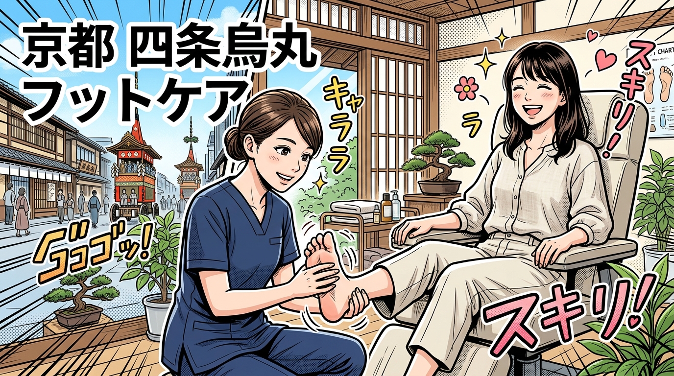 京都四条烏丸のフットケアサロン選び完全ガイド
