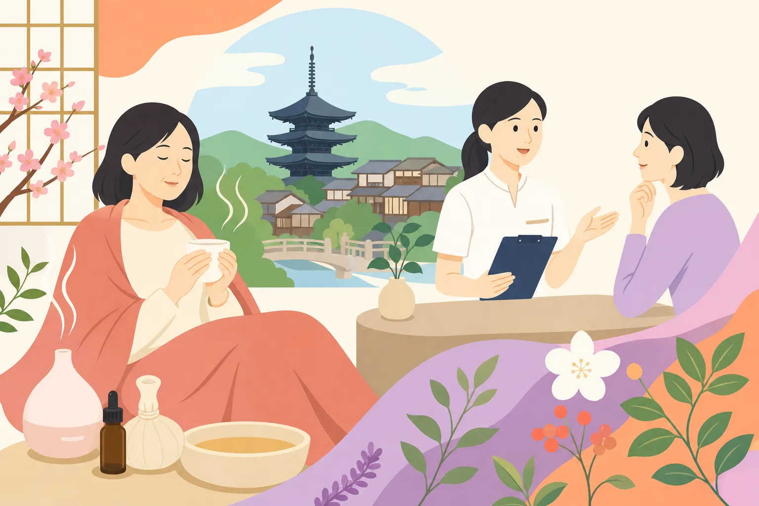 40代からの温活とフェムケア|京都でよもぎ蒸し以外に相談できること