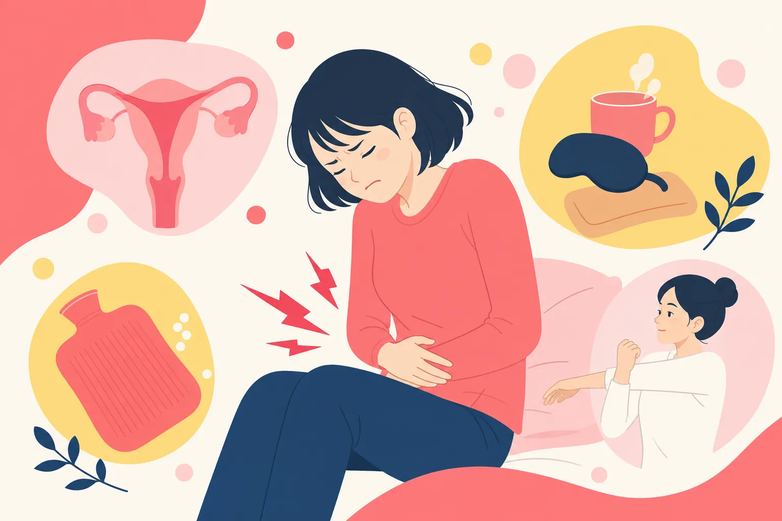 生理痛がひどい時の対処法|原因とセルフケアを解説